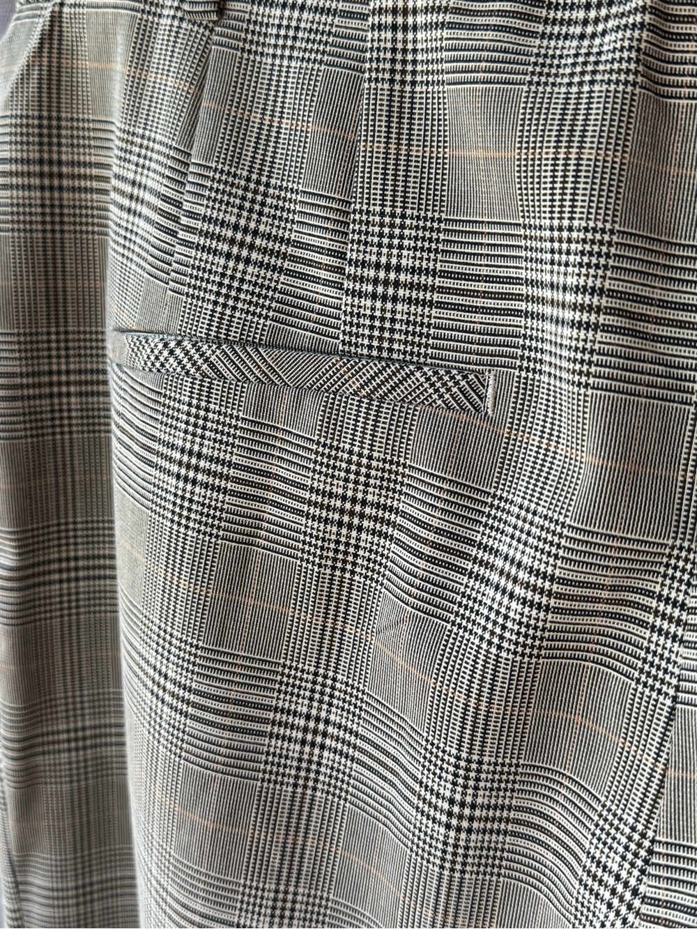 H&M Plaid Wide Leg Pants Sz 10 EUC - Picture 4 of 6